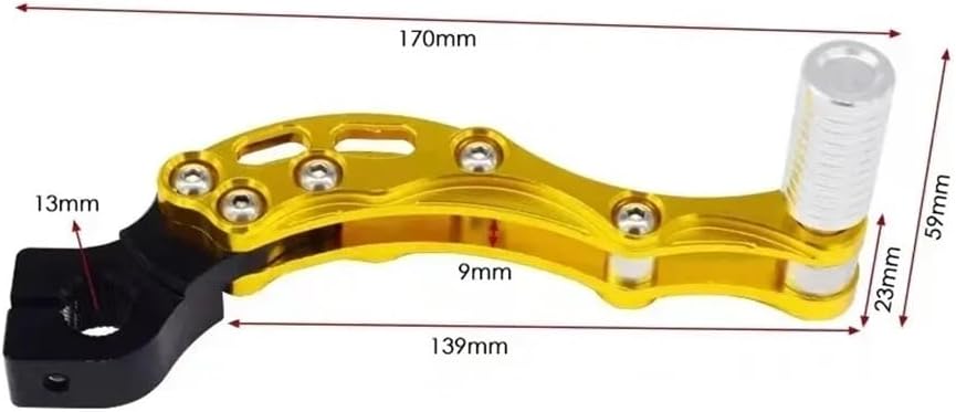 Gear Shift Lever Motorcycle Engine Kick Start Starter Lever for 139QMB Scooter JOG50/90/100 Fuxi 100CC for Ghost Fire RSZ ZY100