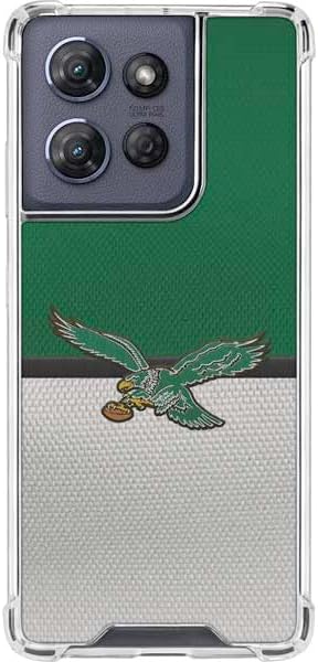 Skinit Clear Phone Case Compatible with Moto G 5G (2025) - Officially Licensed NFL Philadelphia Eagles Camo Design