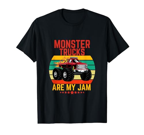 Los camiones retro vintage Sunset Monster son mis motores más geniales Camiseta