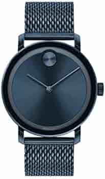 Movado Bold, Blue Stainless Steel Case 