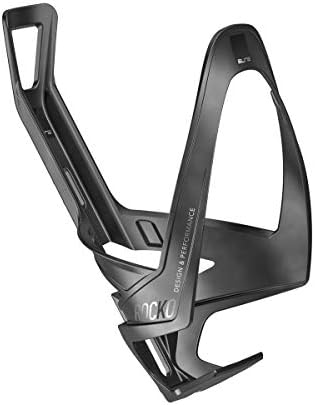 Elite Rocko Carbon Mat Bottle Cage, Black Graphic