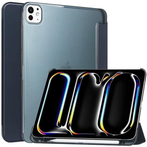 Étui iPad Pro 13 2024 fin et léger avec porte-crayon protection intégrale