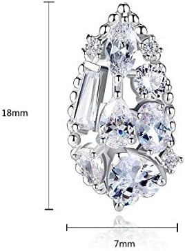 14K Gold Oval Cut VVS1 Moissanite Studs, Teardrop Shaped Stud Earrings, Exceptional Gift for Wedding, Engagement & Anniversary for Wife - Image 2