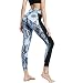 Damskie spodnie sportowe do jogi, fitnessu, z nadrukiem, spodnie patchwork, wysokie talia, seksowne spodnie do biegania, z odkrytymi kolbami, do jogi, na siłownię