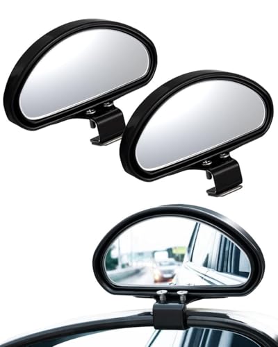 Tazweeq Blind Spot Mirrors, Adjustable Car Auxiliary Universal Wide Angle Mirror for Universal Cars, Screw Fixation(1 Pcs)