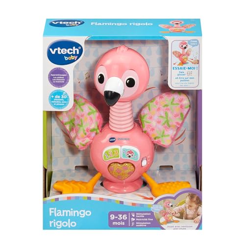 Peluche interactive Vtech Baby Flamingo Rigolo - vue 9