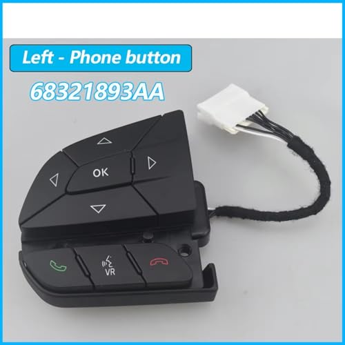 Control crucero compatible con Dodge Challenger interruptor volante izquierdo 2015-2020 2