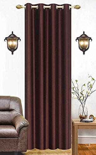 Image of Avi Trendz Polyster Curtain Set of 1(Coffe, 4 x 10)