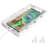 Genérico Bloqueo Teléfono - 19x10.5x2.5cm Seguridad Móvil | ABS Transparente - Cerradura Llave | Compatible Smartphones | Regalo Niños, Enfoque Adultos, Estudio, Detox, Oficina, Almacenaje