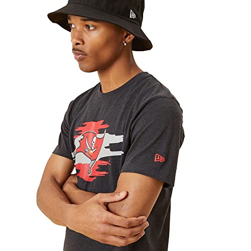Camiseta New Era NFL Tear Logo con estampado gráfico resistente y cuello redondo 5