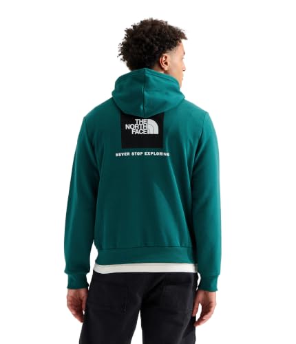 Image of THE NORTH FACE Men's Evolution Box NSE Hoodie | Sweatshirt With 2 Piece Hood, Adjustable Drawcord, Kangaroo Hand Pocket