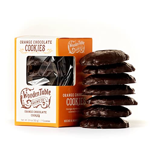 Shortbread Chocolate Covered Orange Cookies - Wooden Table Baking Company Gourmet Set Of 7 Argentinean Cookies #TOP26