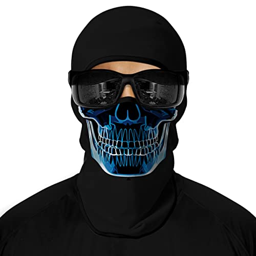 Image of Skull Full ski Mask, 3D Balaclava, UV Sun Protection,Motorcycle /Ski /Scarf /Cycling /Fishing for Men