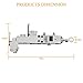 DC64-00519B Washer Door Lock Switch Assembly O.EM parts Compatible with Sam-sung Whirl-pool Ken-more Washer Replaces 461970200692 WP8182634 DC64-00519D DC97-16899A by TOMOON