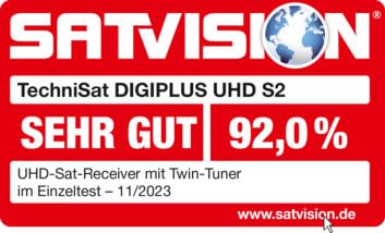 TechniSat DIGIPLUS UHD S2-4K Sat Receiver mit alphanumerischem Display und Twin Tuner (DVB-S/DVB-S2, HEVC, H.265, PVR Aufnahmefunktion… – Ansicht 8