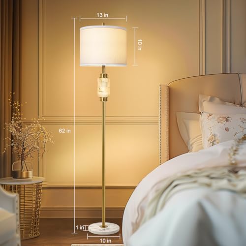 Kivditzo 008 Natural Alabaster Rustic Floor Lamp thumb #3
