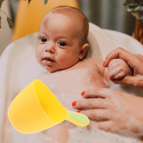 Image of 3pcs baby water scoop shampoo ladle bathing water ladles bath dipper water scoop ladle shampoo rinse cup hair bath rinse cup bath spoon take a bath shampoo spoon plastic child