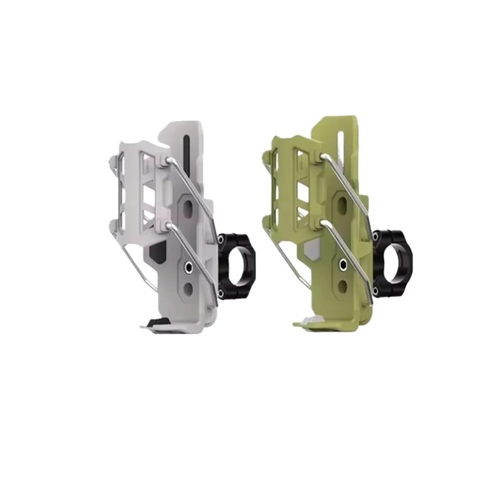 1 Unidad. Portavasos Ajustable de 360 ​​Grados para Manillar de Bicicleta o Motocicleta, para Botella de Agua, para Ciclismo de Carretera y Moto de Aventura.
