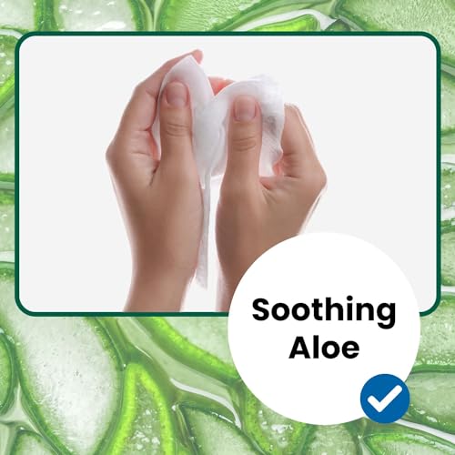HCS XL Bathing Wipes for Adults, Rinse Free - Unscented w/Aloe, Disposable Washcloths - Wet Bath Wipes, Body Wipes for Adults, Bathing No Rinse - 9"x12" Adult Wipes Extra Large, 6 Packs of 48 (288) - Thumbnail 4