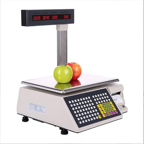 Balance commerciale pour impression d'étiquettes autocollantes de supermarché 30kg