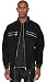 Pizoff Unisex Luxury Baroque Golden Medusa Bomber Silk Blend Smooth Light Jacket MA-1