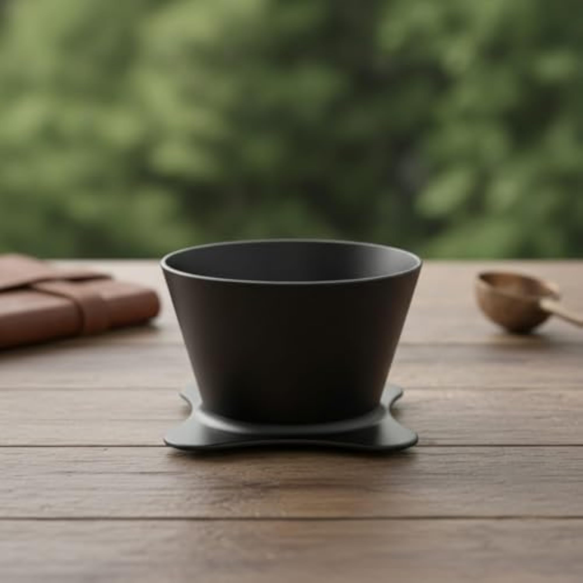Sleek Conical Coffee Dripper for Pour Over Brewing, Lightweight