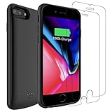 iPhone 8 Plus Battery Case/iPhone 7 Plus battery case [Support Lightning Headphones],Peyou 4000mAh Ultra Slim Extended Backup Battery Portable Charger Power Bank Charging Case for iPhone 8/7 Plus 5.5