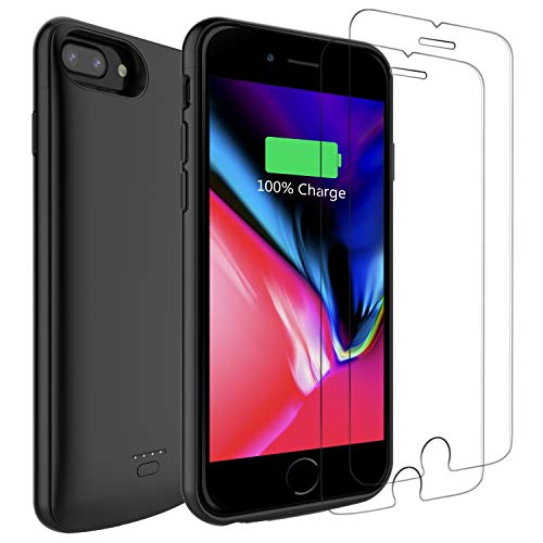 PEYOU 5500mAh Battery Case Compatible for iPhone 8 Plus/7 Plus/6s Plus/6 Plus 5.5