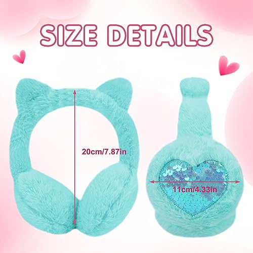 MEJORMEN Winter Ear Muffs For Kids - Cozy Plush Earmuffs Outdoor Furry Ear Warmers & Covers for Boys & Girls, Adults2