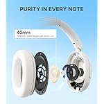 Edifier W800BT SE Wireless Over-Ear Bluetooth 5.4 Headphones - AI Call Noise Cancellation - 45H Playtime - Fast Charging - AAC Codec - Dual Device- Game Mode - Foldable - Black - Image 3