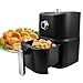 GadgetHaven Air Fryer, 3 L Manual Airfryer Oven and 5-in-1 Multicooker Compact Air Fryer with Hi-Fry Technology for Extra Crisp, Quick & Easy Meals, Nonstick & Dishwasher Safe Basket, Black