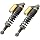 Air Suspension 1 para 375mm motocykl tylne zawieszenie pneumatyczne amortyzatory do skutera gokart motorower quad ATV 150cc-750cc amortyzatora