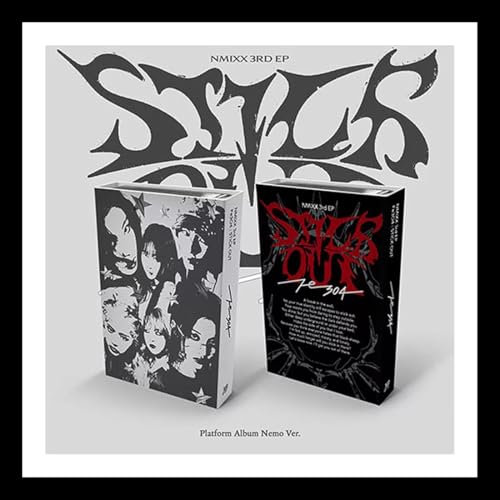 (PLATFORM Ver.) NMIXX FE3O4 : STICK OUT 3ème mini album (Néphélomancy + pyromancy - lot de 2 + carte cadeau) K-POP SEALED