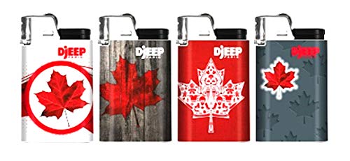 DJEEP Canada Lot de 4 feuilles d'érable