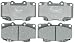 Raybestos PGD799C Professional Grade Ceramic Disc Brake Pad Set