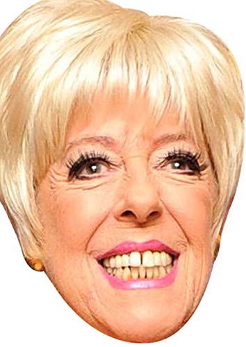 FoxyPrinting Julie Goodyear Bet Lynch Tv Celebrity Cardboard Party Face Mask Fancy Dress