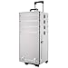 tectake Mallette Maquillage, Valise Trolley Cosmétique, 4 Étages, Poignée Télescopique, Cadre Aluminium