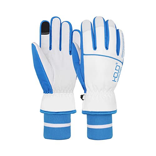 Aigevture Waterproof Ski Gloves，Windproof Winter Snowboard Gloves For Men & Women, Insulated Warm Touch Screen Snow Gloves For Cold Weather #TOP25