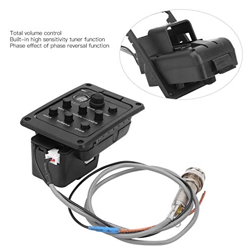 Guitar Volume Control, Guitar Tuner Equalizer Acoustic Piezo Pick Pickup Musical Instrument Accessories Acoustic Guitar Pickup #TOP2
