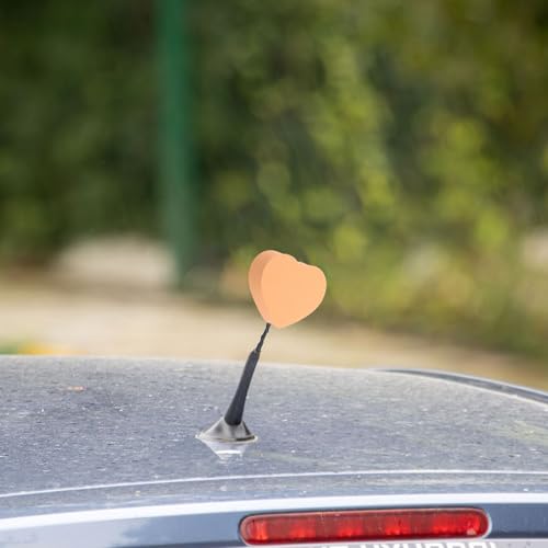 Accesorio de para coche en bodas: señal de espuma Eva naranja para exterior 7