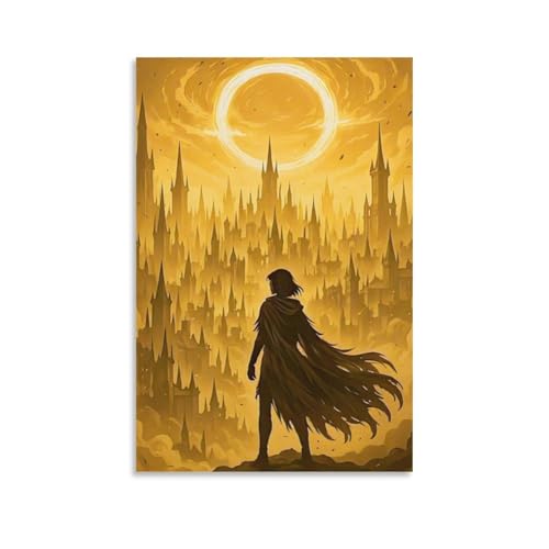 �t�@�C�i���t�@���^�W�[ �|�X�^�[ (28) �p�l�� �L�����o�X �ǃA�[�g �z�[���A�[�g���[�N �����Ɋ|�����܂�16x24inch(40x60cm)