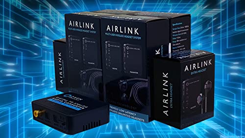 Zxen Technology Airlink 2.4Ghz Wireless In Ear Monitor System With Noise Canceling Aluminum Earphones. Supports Multiple Headsets. Lossless. #TOP7