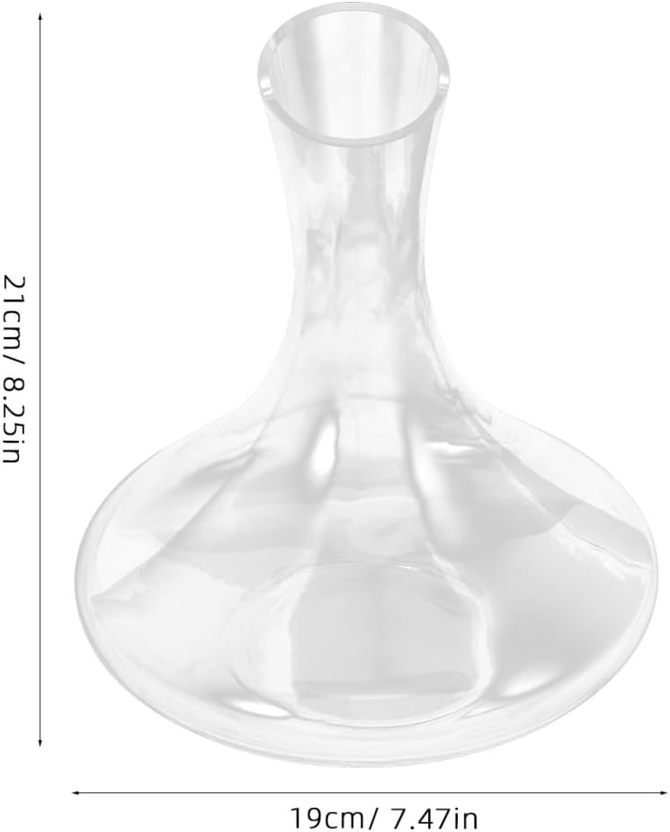 KALLORY 51 Oz Wine Decanter, Lead-Free Glass Wine Aerator Decanter Large