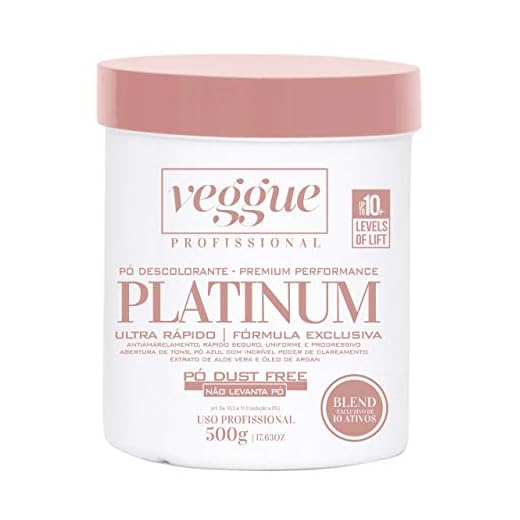 Pó Descolorante Azul 10 tons Ultra Rápido Veggue 500gr