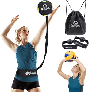 Volleyball Training Equipment Aid,Solo Volleyball Trainer to Practice Serve, Spike, Set and Pass,Perfect Volleyball Trainer Gift for Beginners & Pro