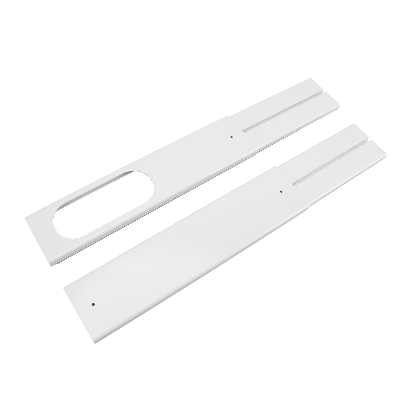 Kit d'évent de fenêtre de climatisation portable Plaque d'étanchéité de fenêtre régulable 16,9 à 55 pouces Convient à la maison et au bureau Plaque d'étanchéité de climatisation, 4 pièces
