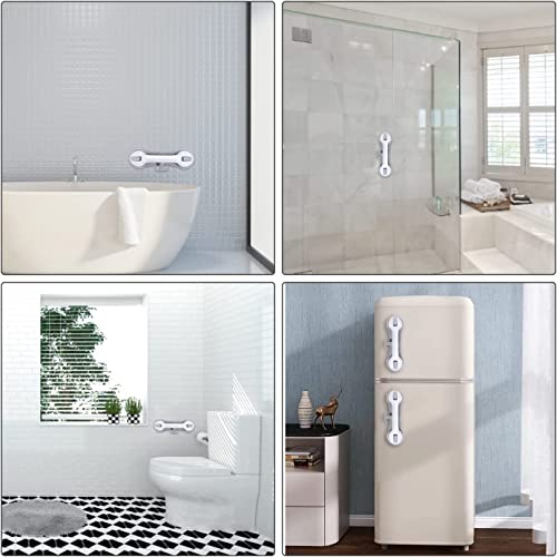 Grab Bars For Bathtubs And Showers，3-Point Strong Hold Suction Cup Shower Handles For Elderly Handicap Grab Bars Anti-Slip For Tiles And Glass Safety Bars For Bathroom Walls Gray #TOP5