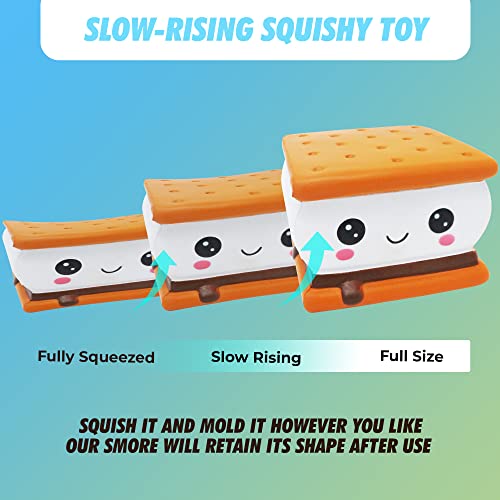 Serenilite Slow Rising Scented Squishy Toy - Cute And Cuddly Toys For Squeezing & Stress Relief - 1 Piece (Smore) #TOP1