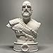 Generic God of War Statue Kratos Figurines Greek God Statues Abstract Decor Kratos Bust Statue Sculptures Home Decor White Plaster Statue Greek Mythology Decor, mz24429