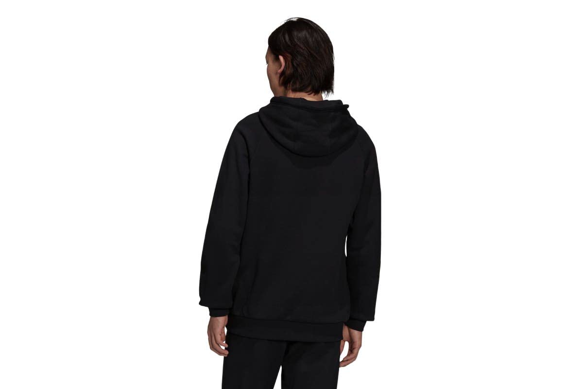 adidas Męska bluza z kapturem welon, czarno-biały, S